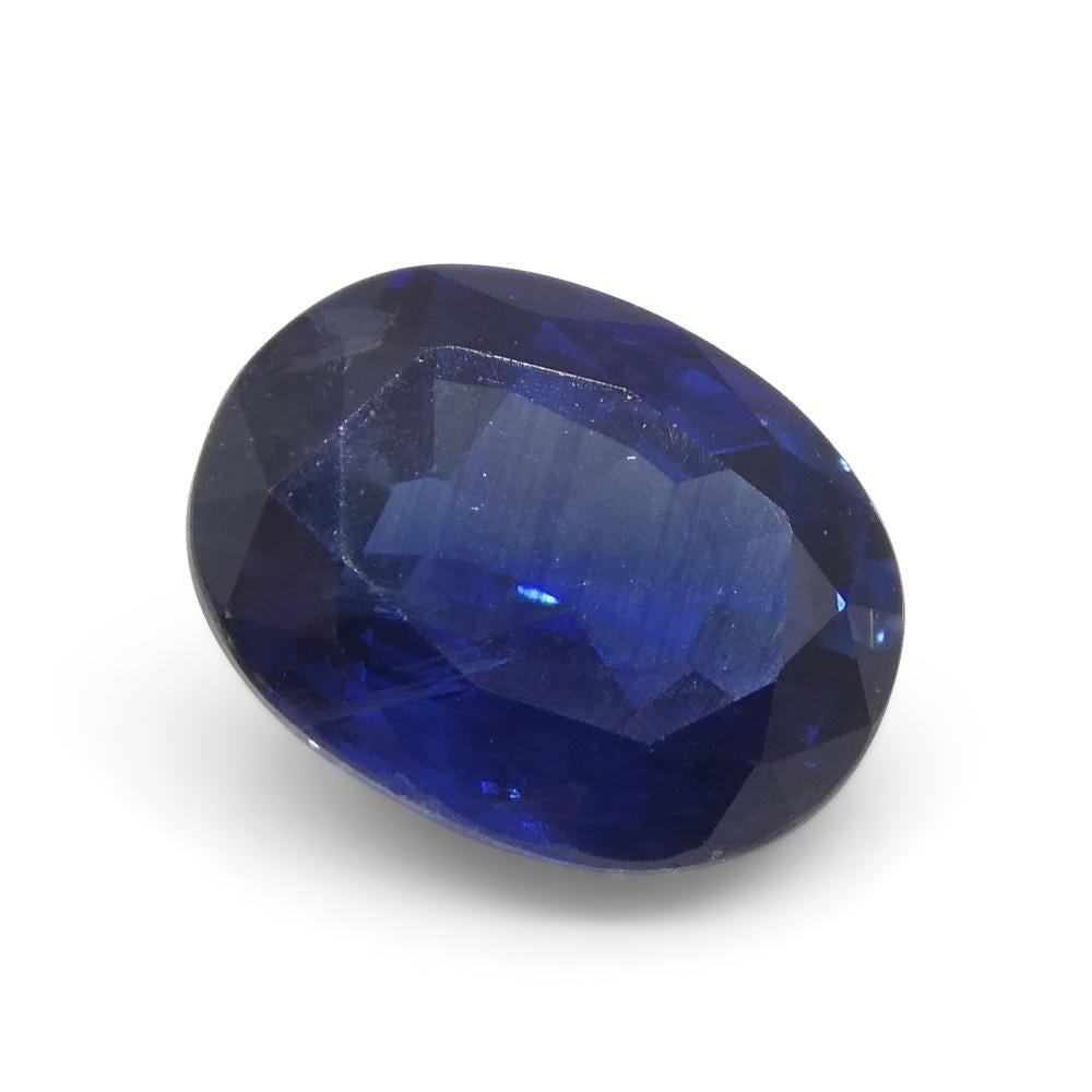 1.59ct Cushion Blue Sapphire from Nigeria For Sale 8