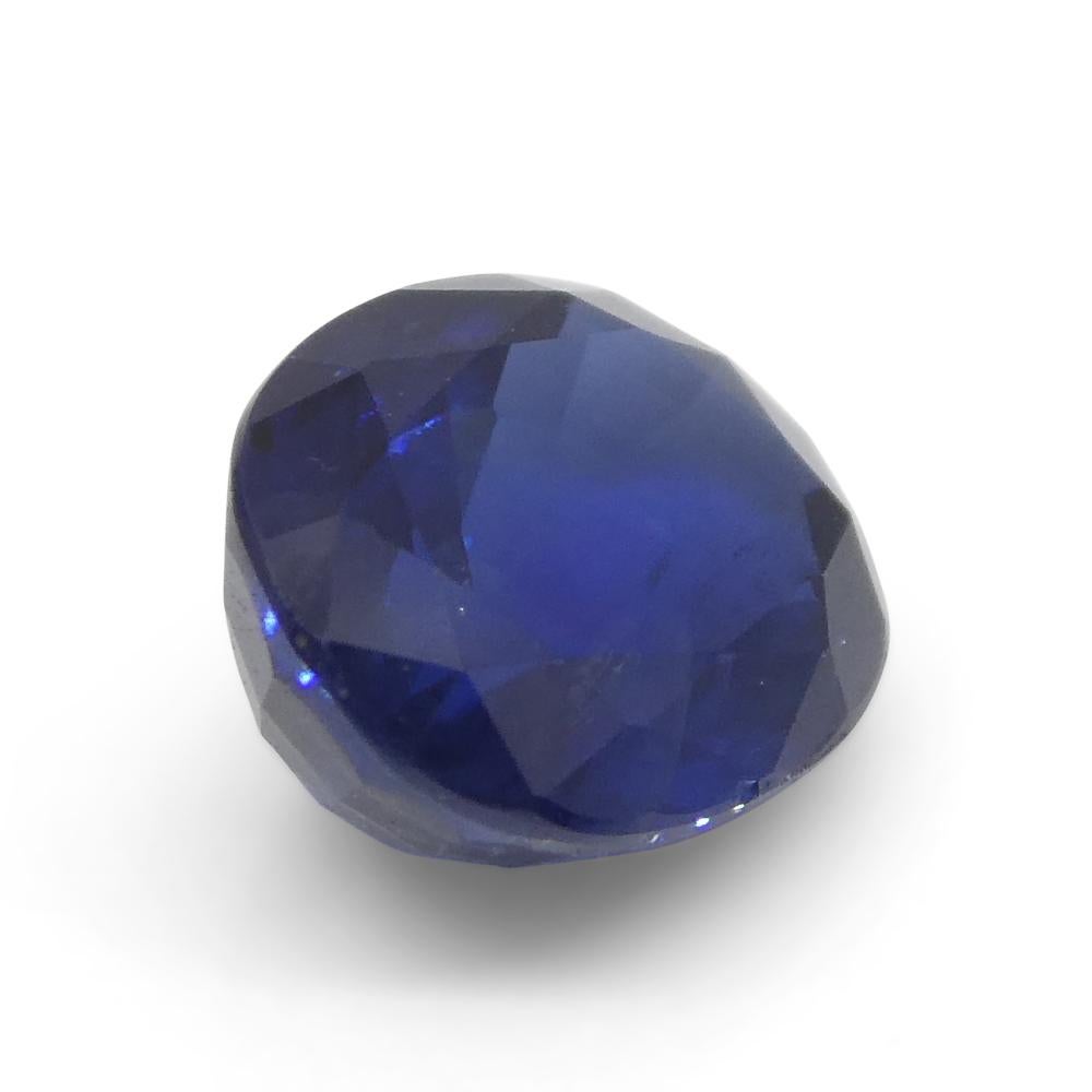 1.59ct Cushion Blue Sapphire from Nigeria For Sale 9