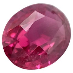 1.59ct Oval Red Ruby GIA Certified Mozambique Unheated