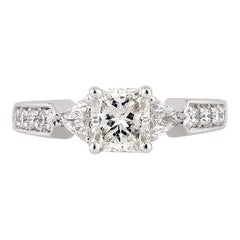 1.59ct Radiant Cut Diamond Engagement Ring