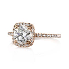 1.59ct Round Brilliant Cut Diamond Engagement Ring