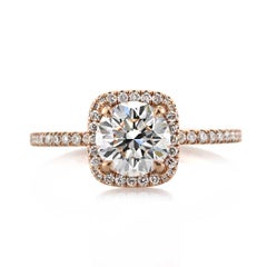 1.59ct Round Brilliant Cut Diamond Engagement Ring