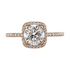 1.59ct Round Brilliant Cut Diamond Engagement Ring