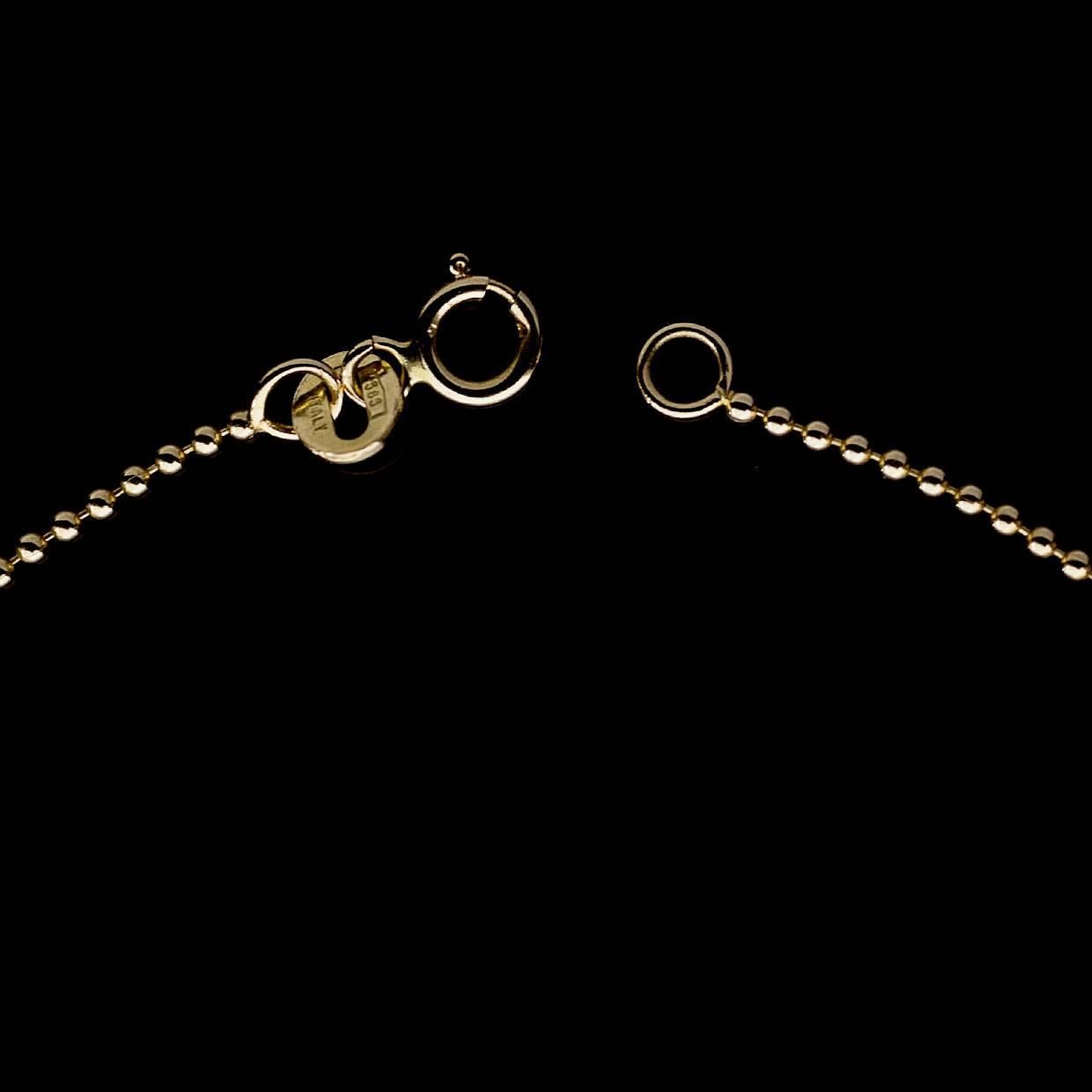Round Cut .15 Carat, 14 Karat Gold Diamond Heart Pendant Necklace