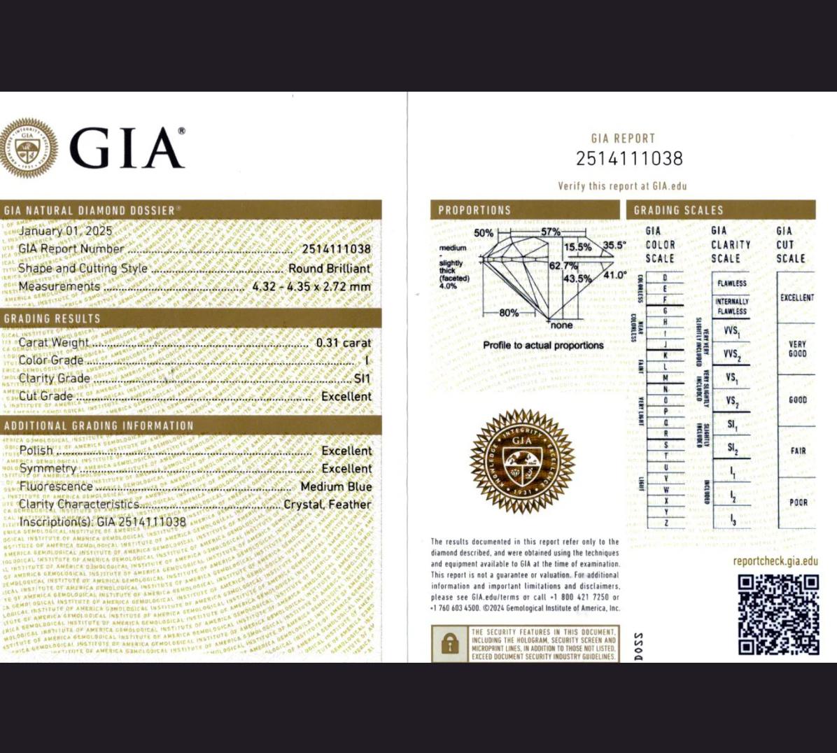 1,5ct GIA-zertifizierte Diamant-Ehering - 5-Stein-Ring in 14K Gelbgold (Zeitgenössisch) im Angebot