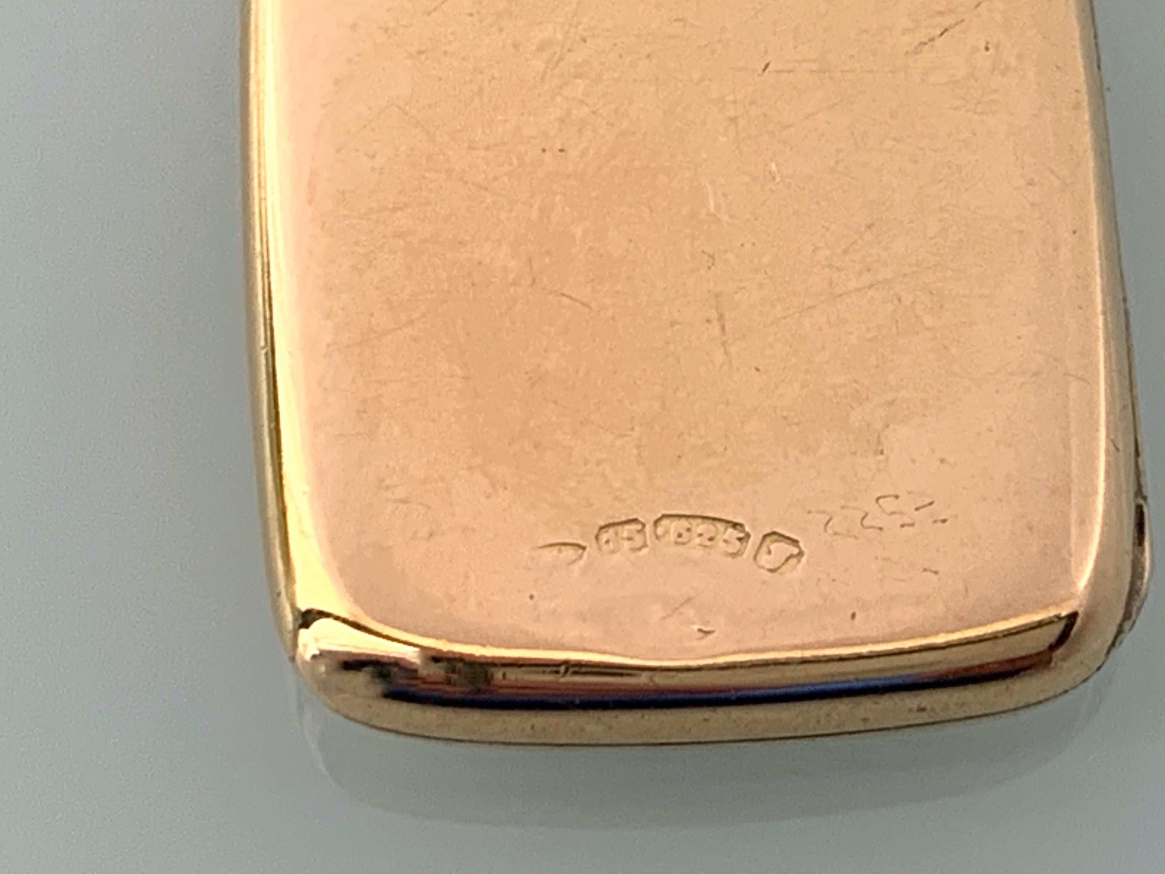 Women's or Men's 15ct Gold Art Deco Diamond Locket