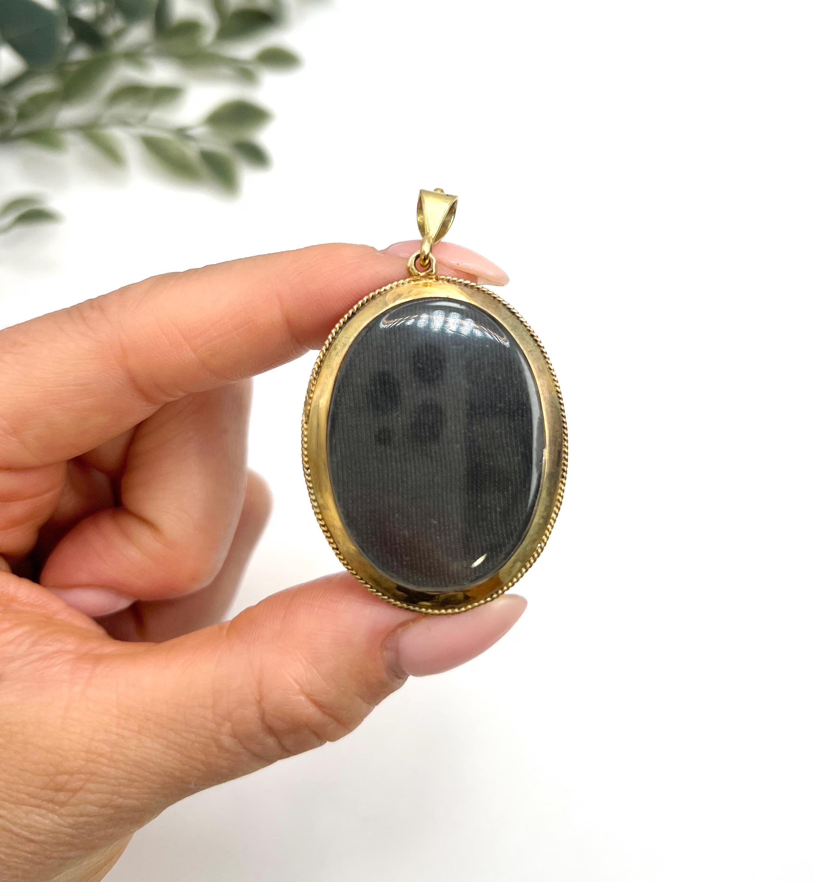 15ct Gold, Victorian Turquoise Blue Enamel, Pearl & Diamond Star Pendant Locket For Sale 4