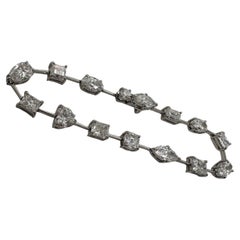 15ct Mix bracelet de tennis 14KT gold stunning modern tennis bracelet