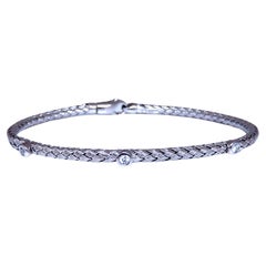 .15ct Natural Diamonds Cross Hatch Weave Cable 12450