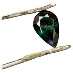 1.5ct Pear Cut UNTREATED NATURAL BLUE SAPPHIRE Gemstone