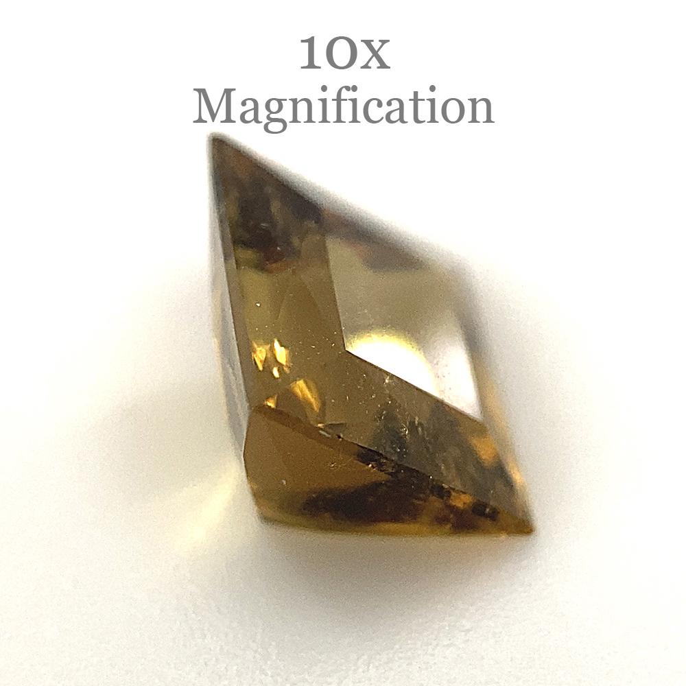 Tourmaline jaune orangé carrée 1.5 carat Neuf - En vente à Toronto, Ontario