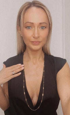 15ct Yellow Gold, 1920s 32 Inch Trace & Twist Link Chain