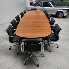 15ft Herman Miller Eames Table, 1970s & 12 Vitra EA217 Office Chairs circa 2003