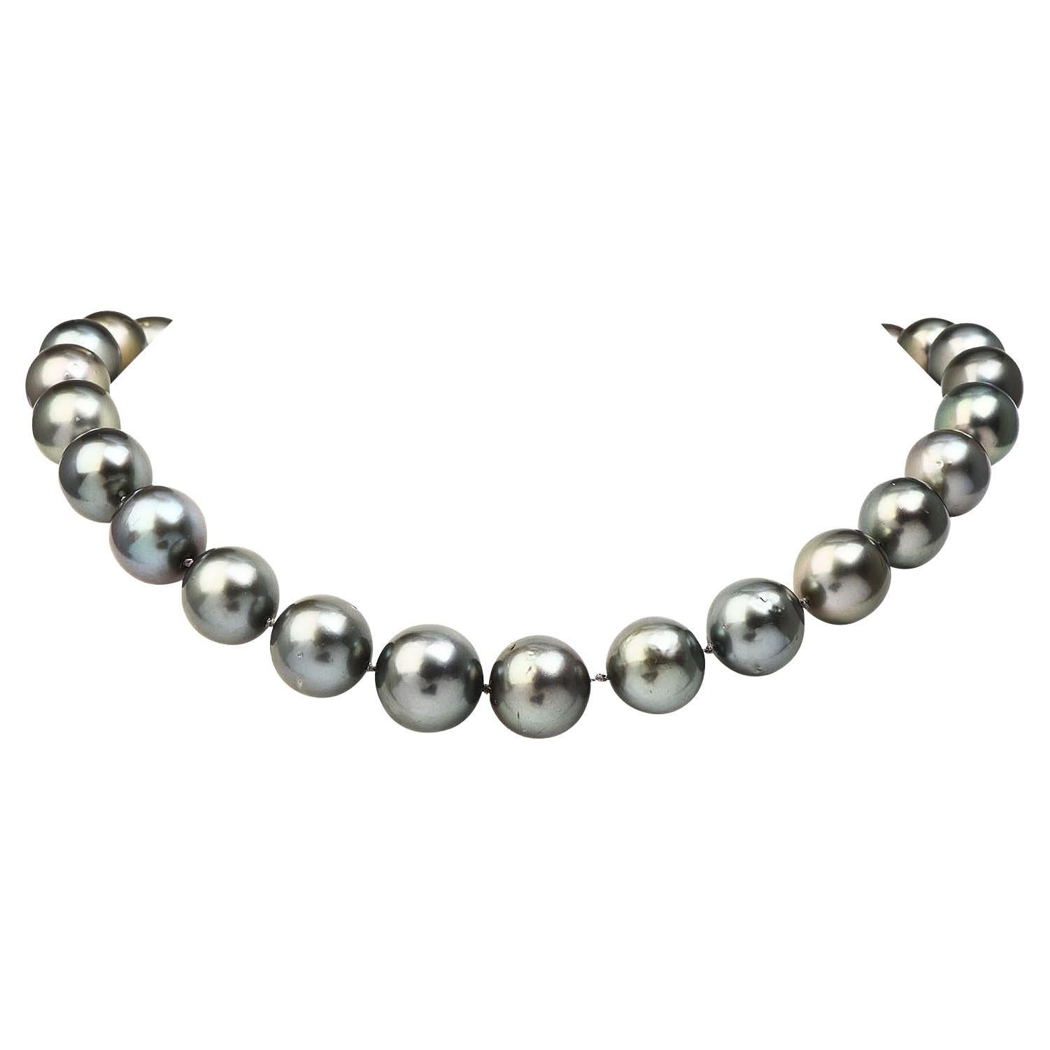 Dragon Head Ruby Diamond Gold Clasp Seed Pearl Twist Necklace at