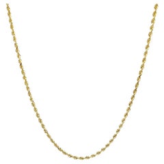 1,5-mm-Seilkette aus Gelbgold