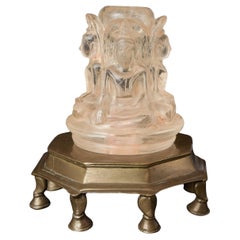 15th/16thC or Earlier Northern Thai Four-Sided Crystal Finial. Museum Piece