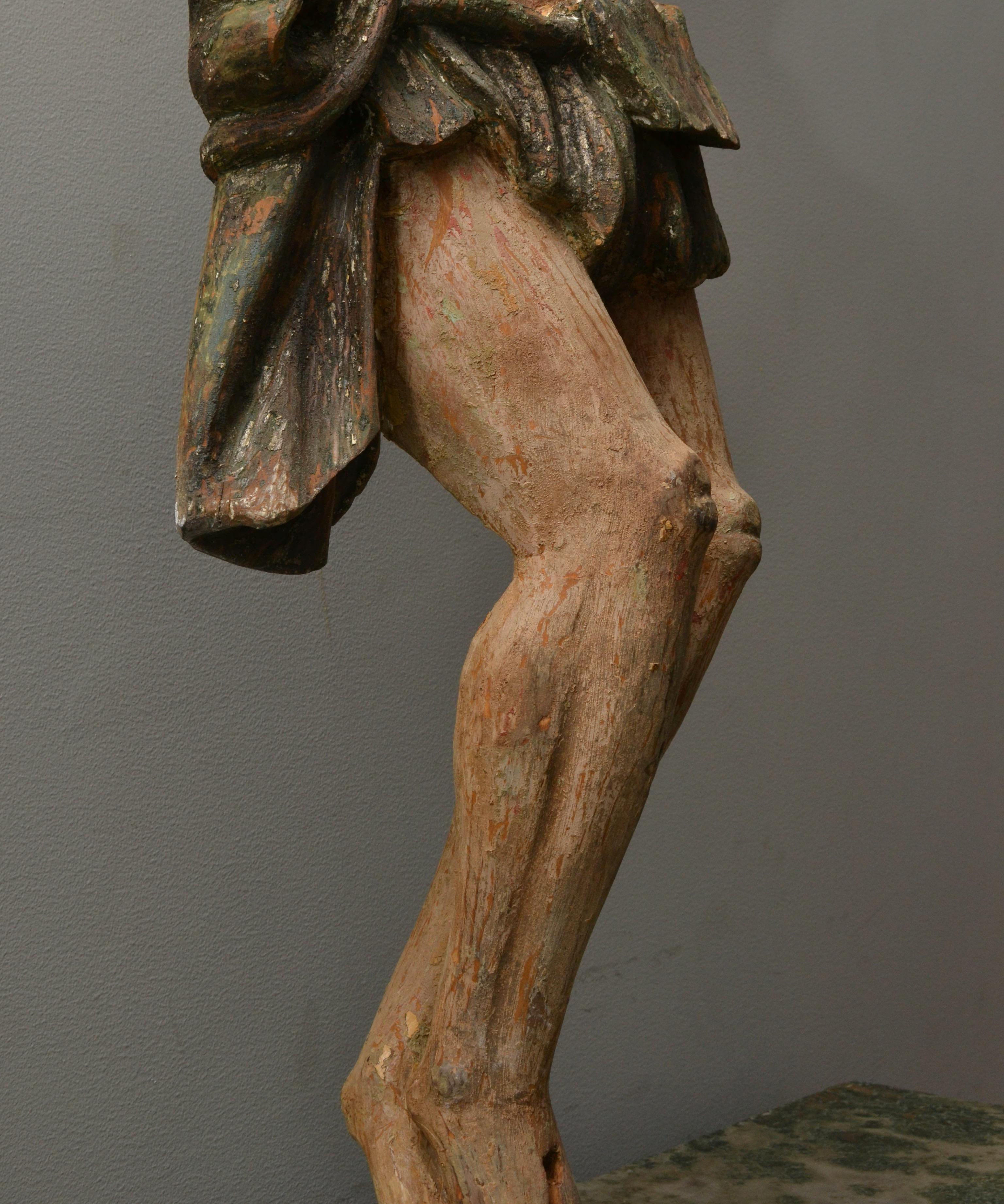 Escultura de madera del Corpus Christi del siglo XV en venta 2