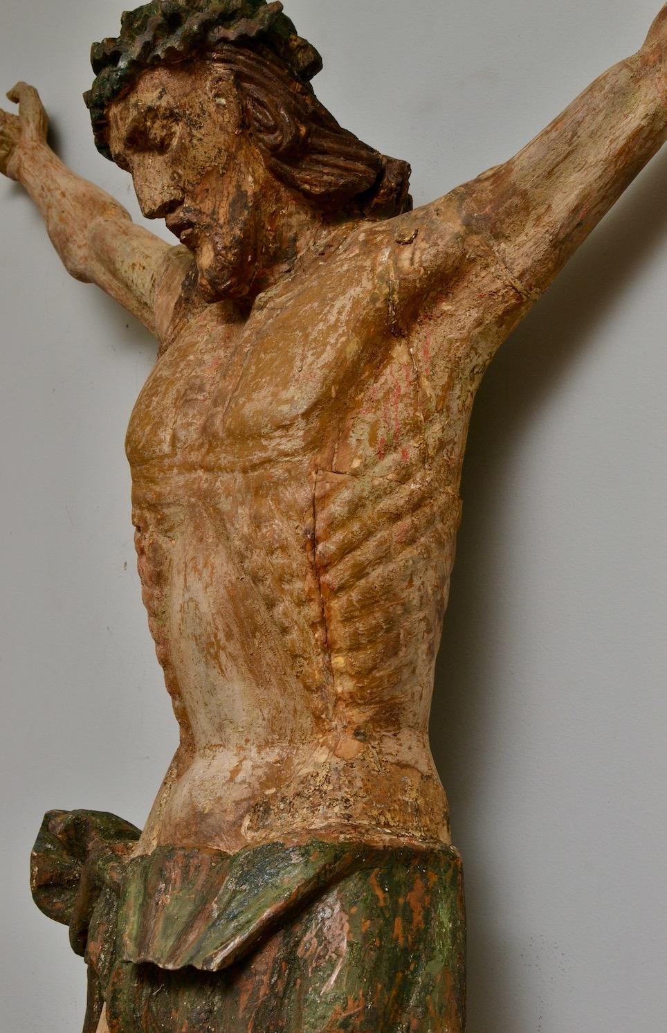 Escultura de madera del Corpus Christi del siglo XV en venta 6