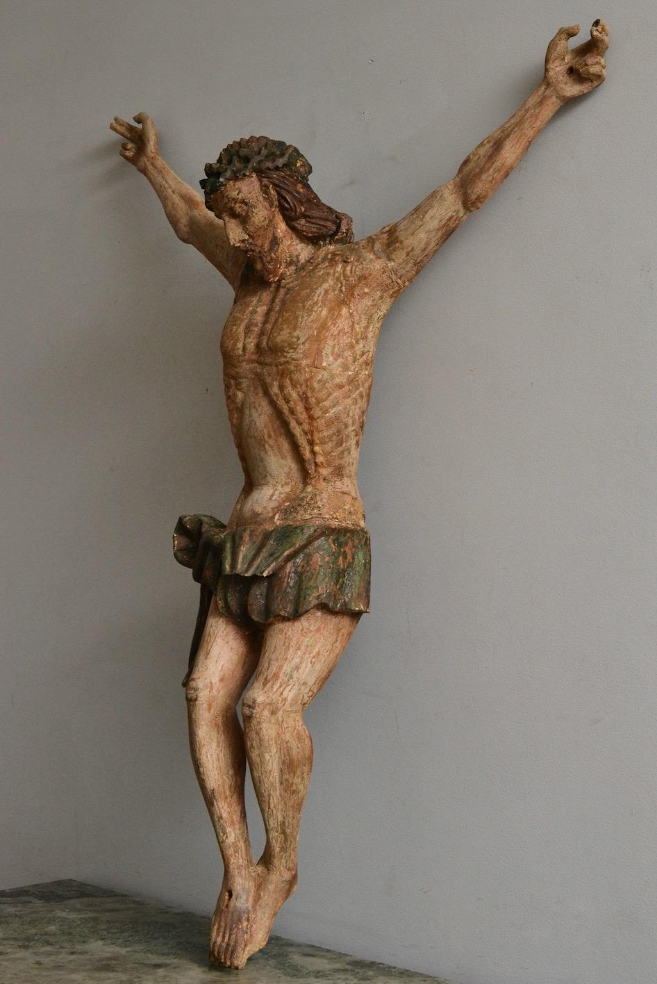 Escultura de madera del Corpus Christi del siglo XV en venta 7
