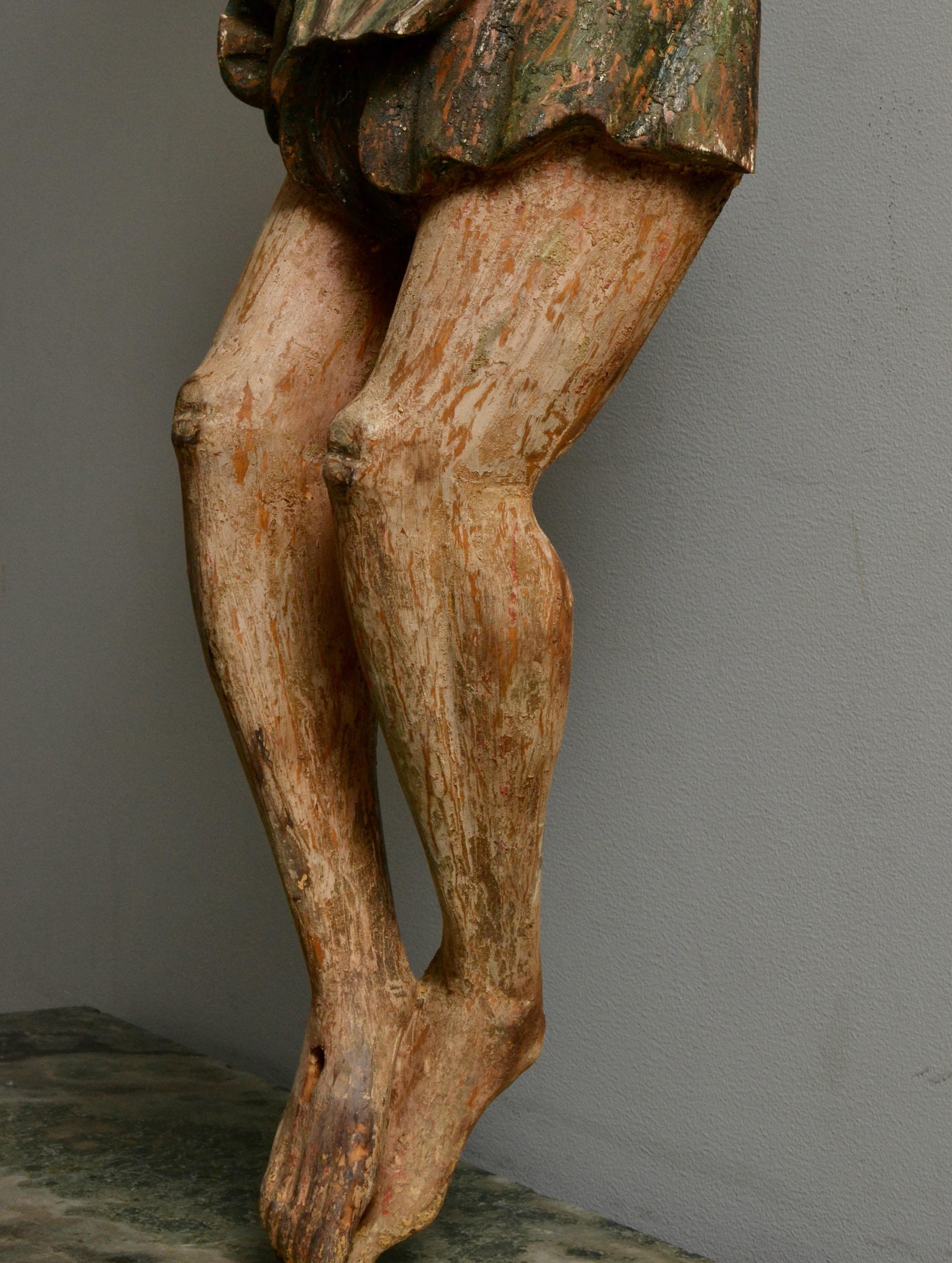 Escultura de madera del Corpus Christi del siglo XV en venta 1