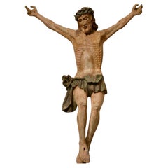 15th Century Corpus Christi Wood Sculpture