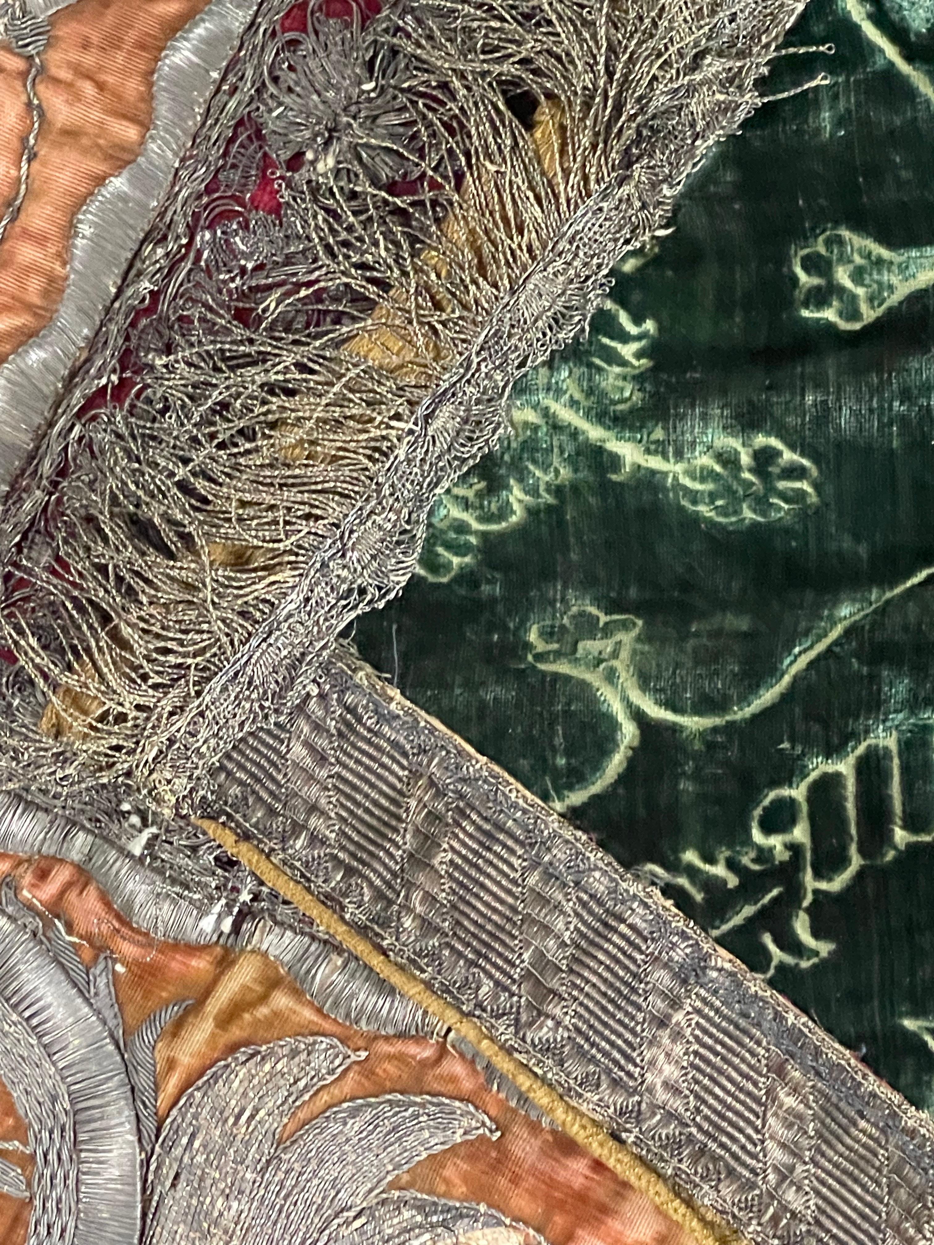15. Jahrhundert Ferronerie Samt Panel (Renaissance) im Angebot