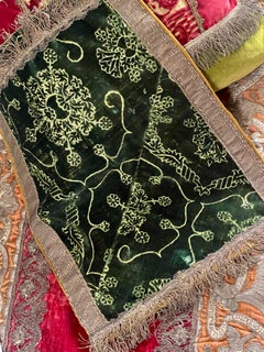 15th Century Ferronerie Velvet Panel