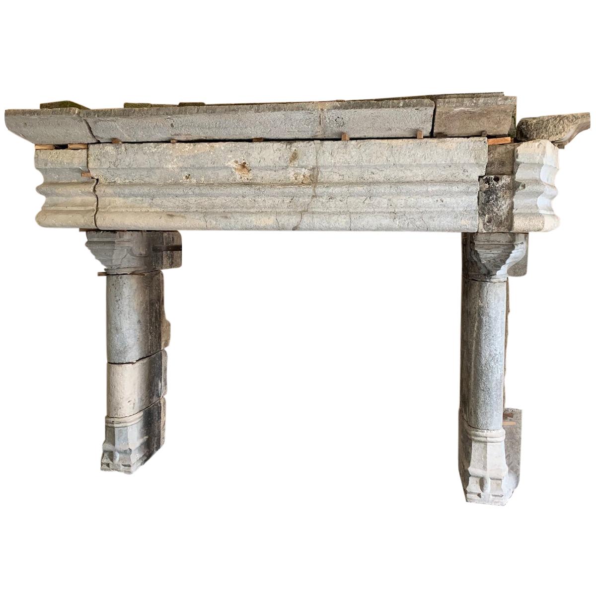15th Century French Fireplace Mantel