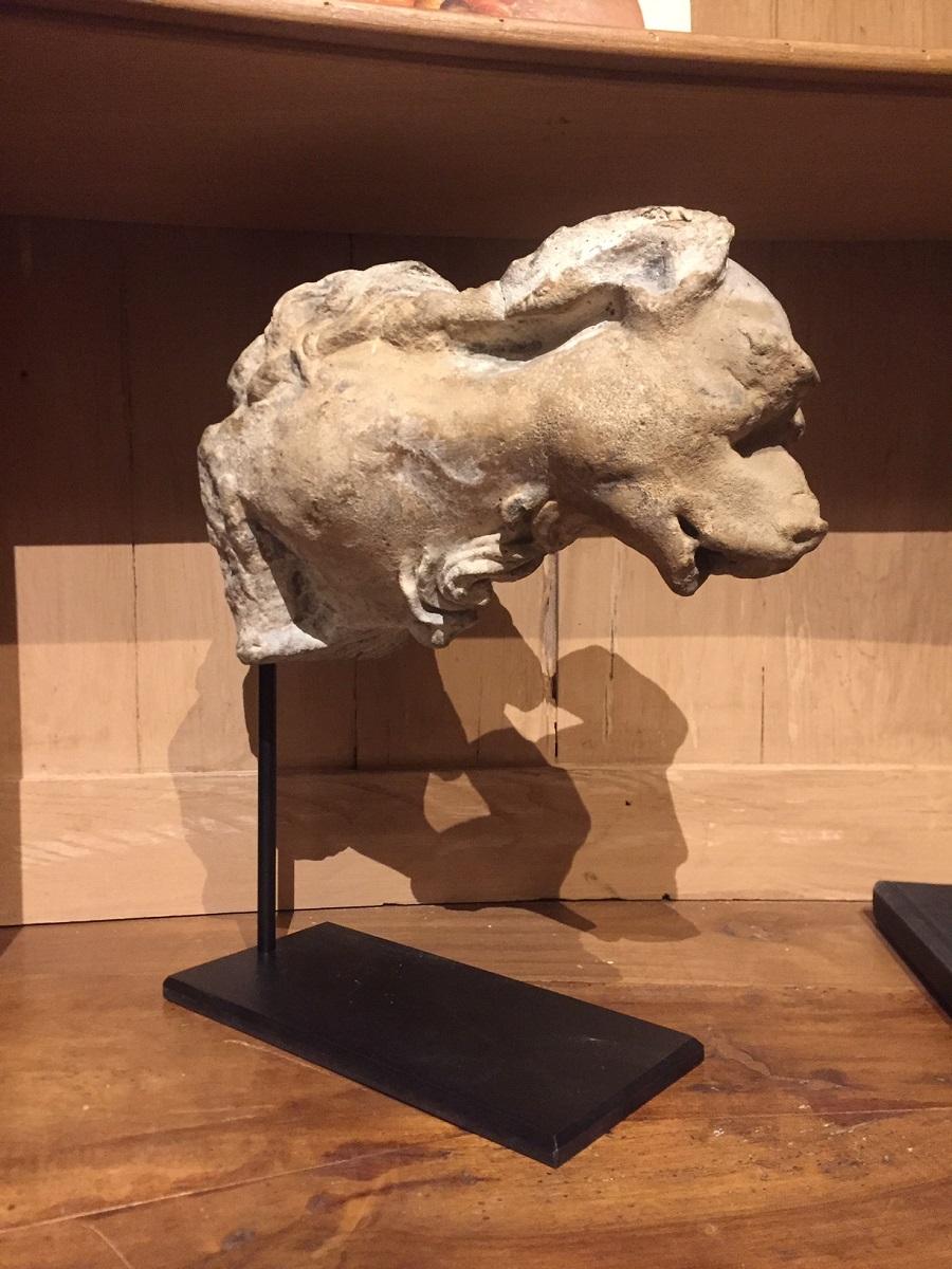 15th Century Gargoyle Stone Dog 1
