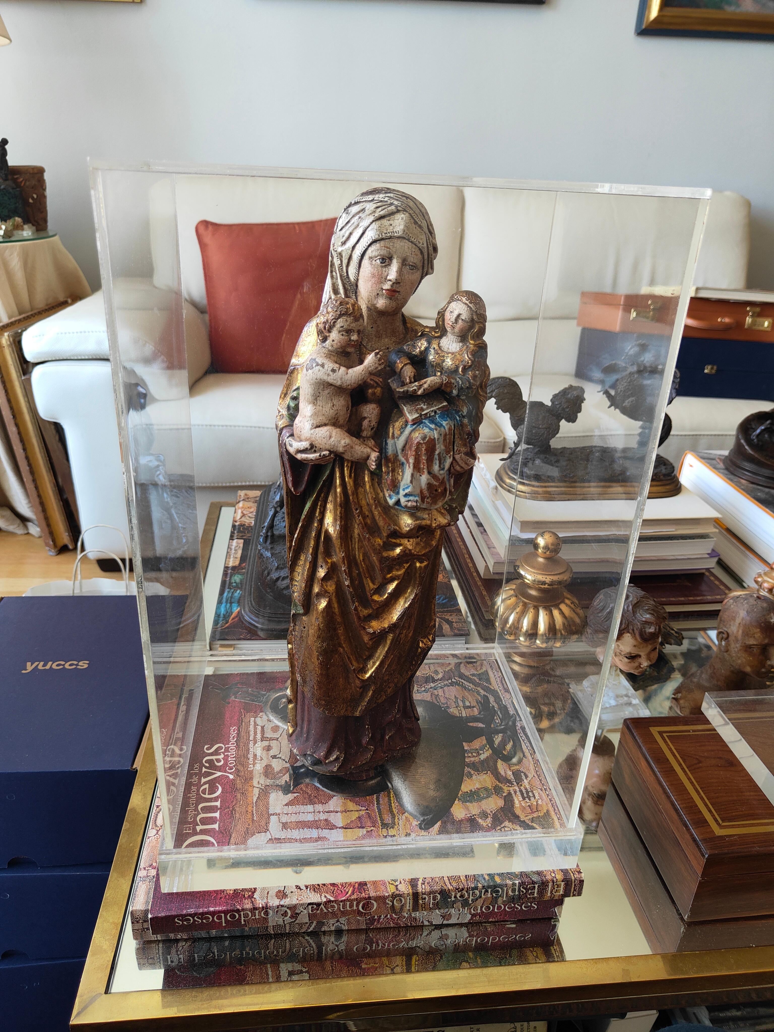 15th Century Gothic Virgin For Sale 10