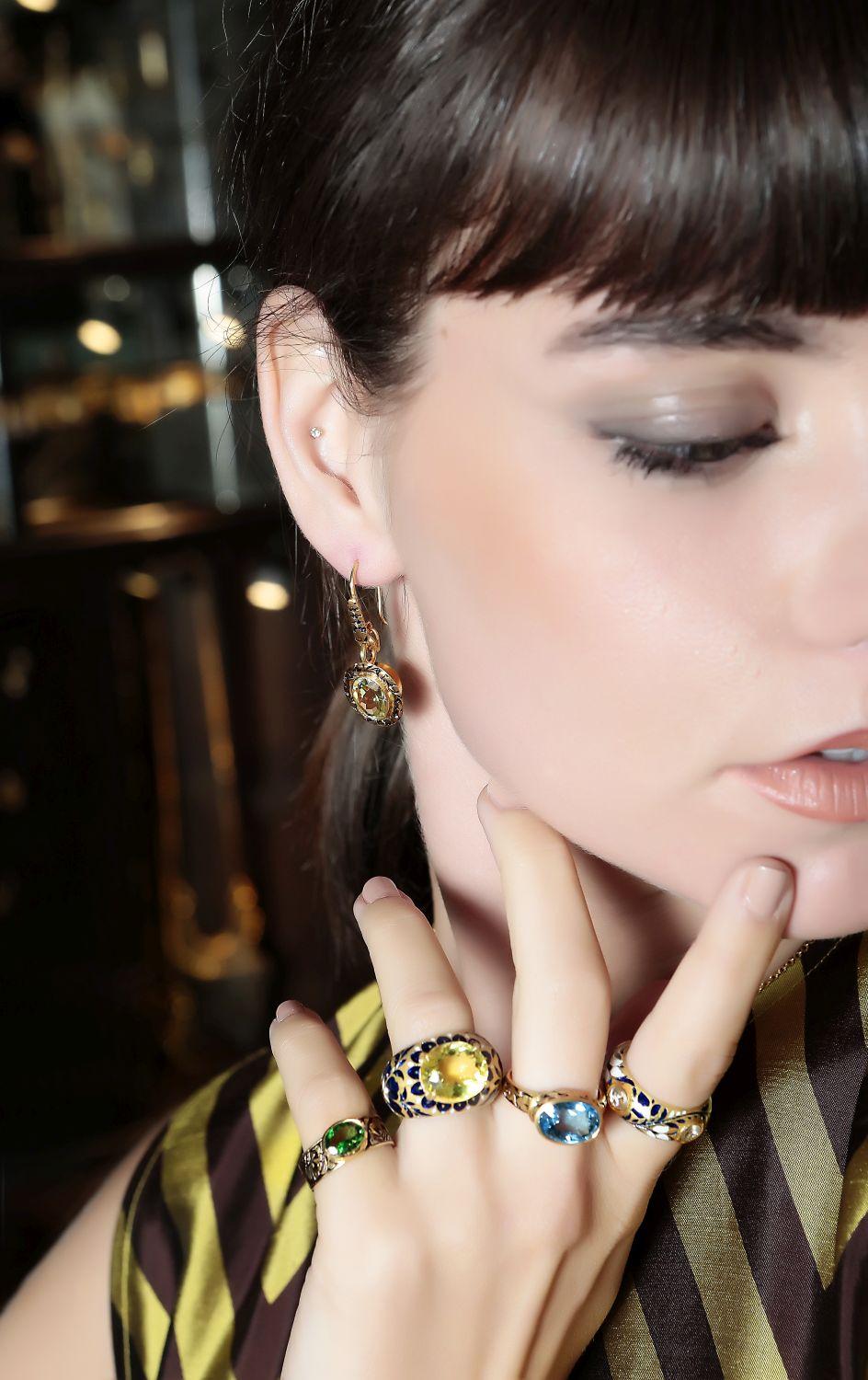 3 in 1 diamond earrings