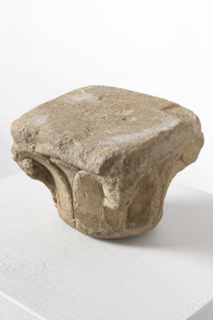15th Century Italian Tuscan Stone Column Fragment