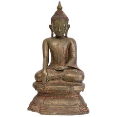15th century Special 15th century bronze Buddha from Burma