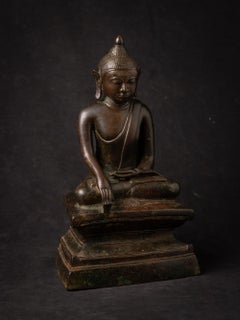 15th century Special antique bronze Burmese Buddha statue from Burma