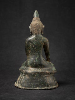 15th century Special antique bronze Burmese Buddha statue from Burma