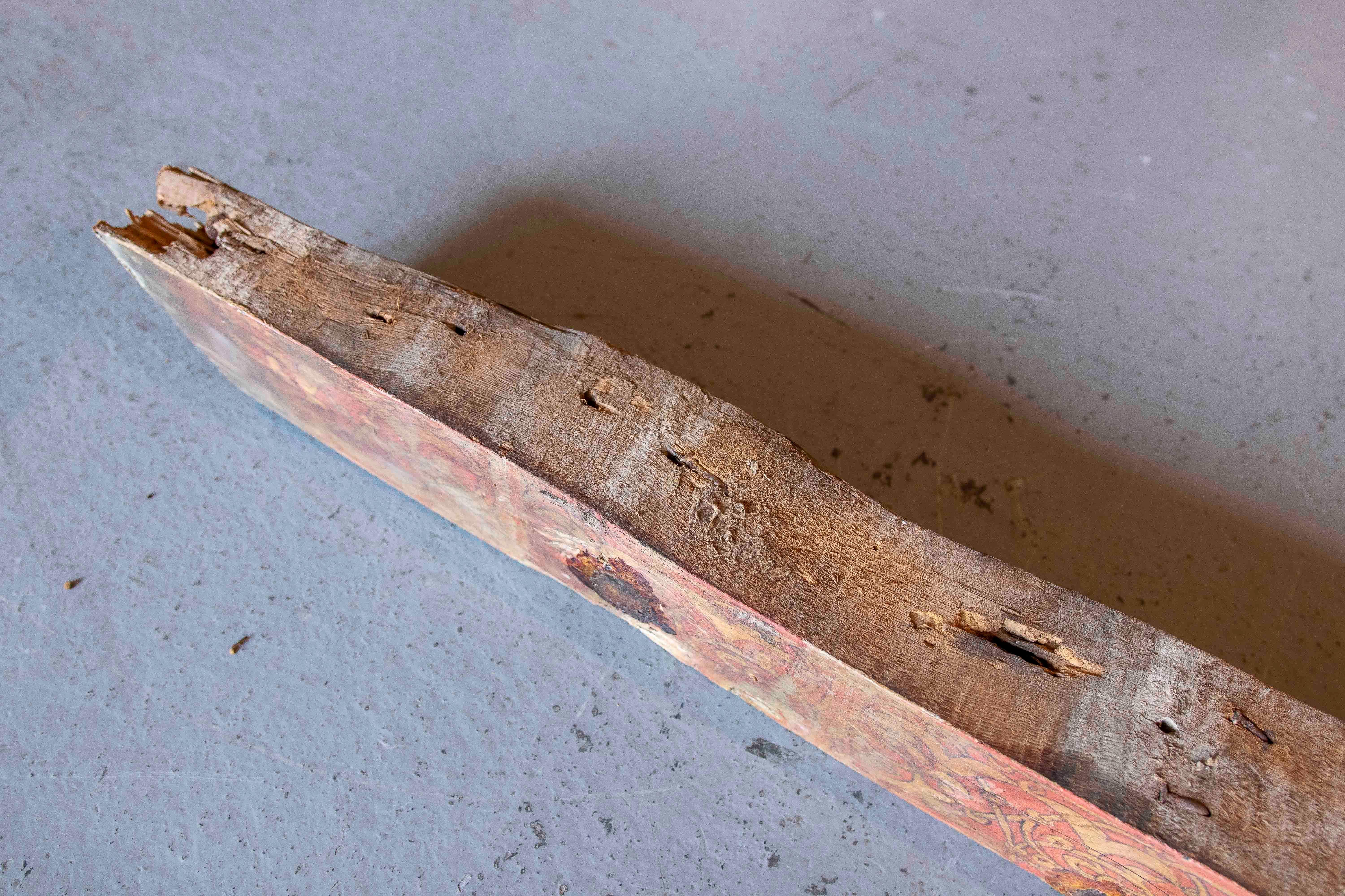 Artesonado español del siglo XV con policromía original Madera en venta