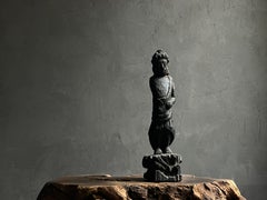 Muromachi Period Scorched Wooden Buddhist Statue ”Fire Survivor”：Wabisabi Mingei