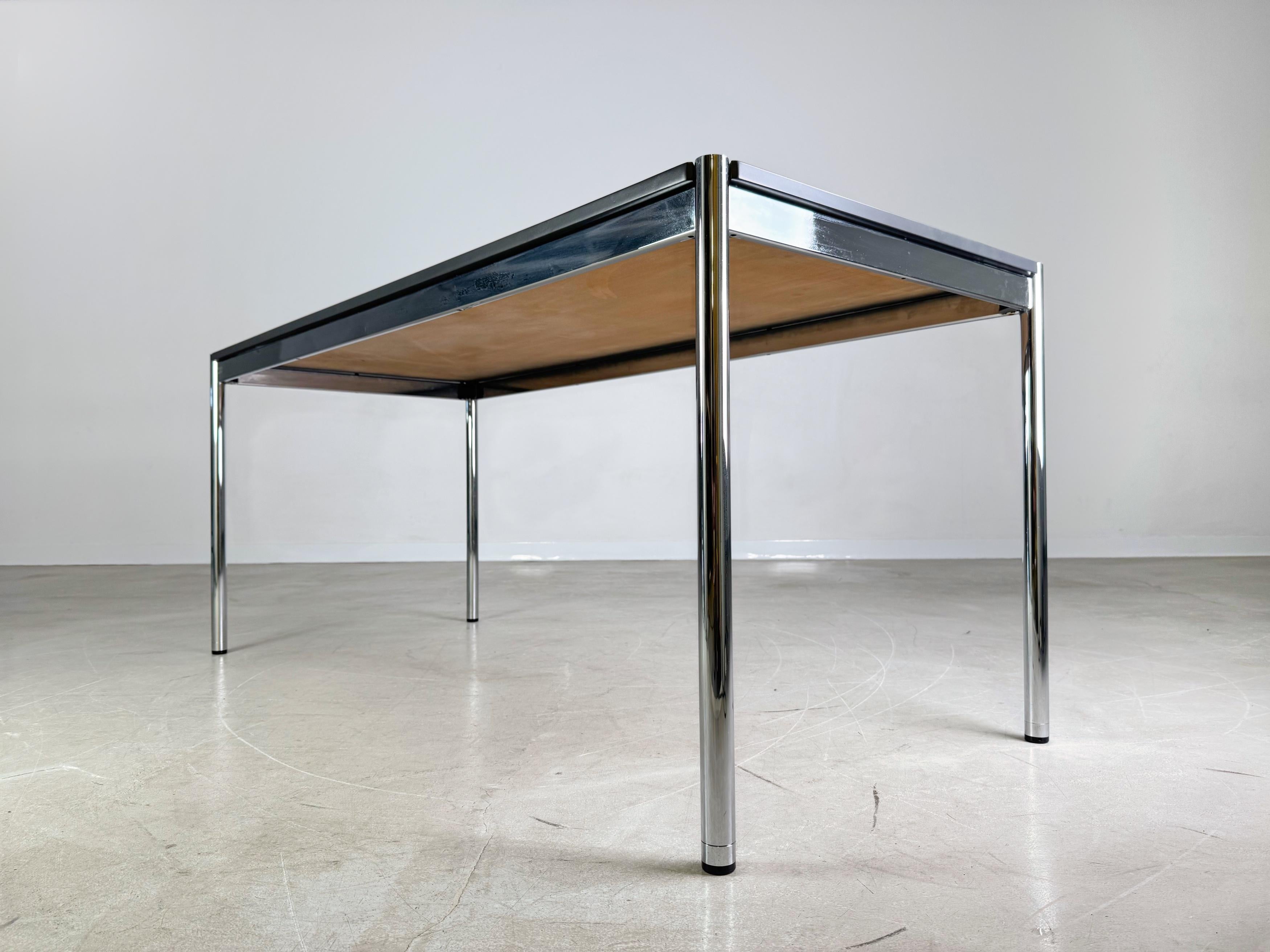 Steel 15x Original USM Haller Schreibtisch in Wunschfarbe Design Tisch For Sale