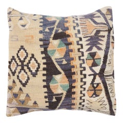 15 "x15" Housse de coussin Kilim tissée à la main. Coussin d
appoint By Vintage. Oreiller en laine