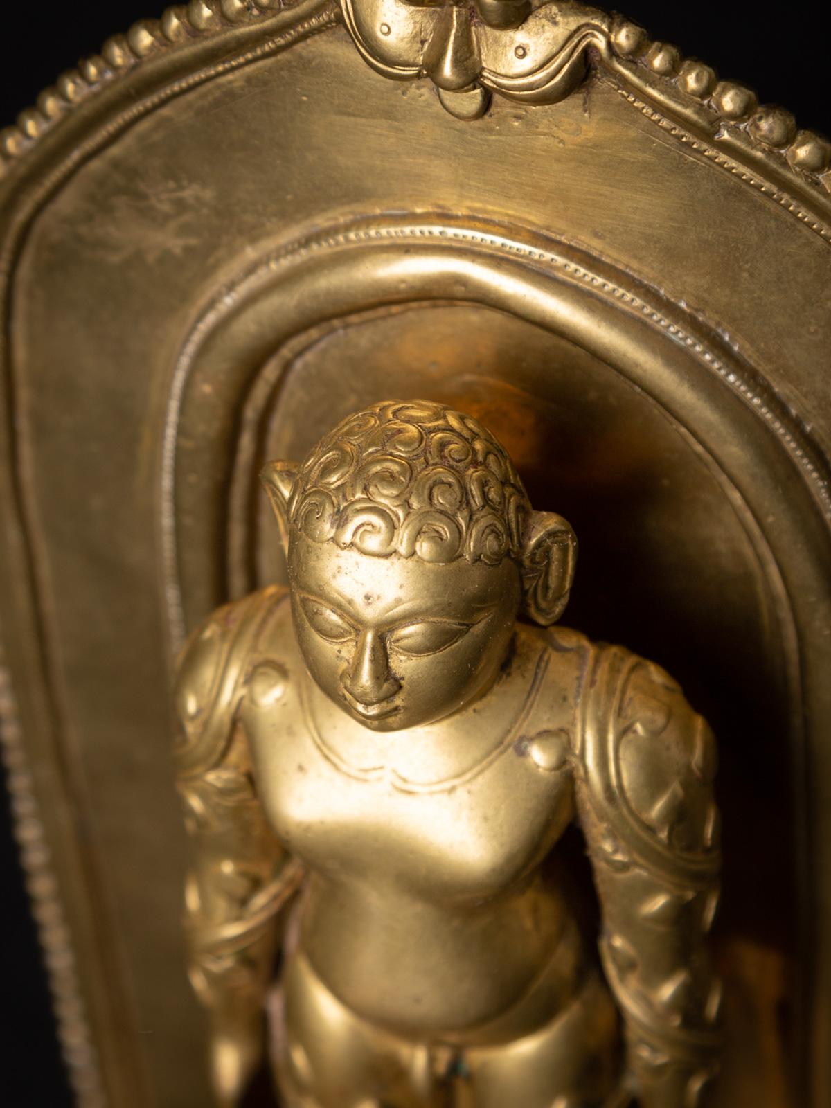 Birman Cathédrale de Jain d'Inde du 16-17e siècle en laiton antique en vente