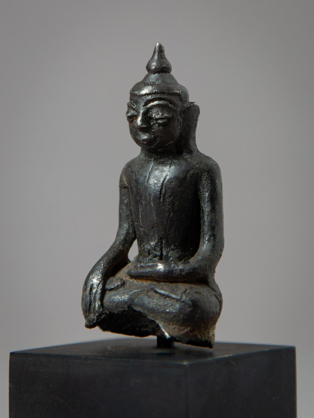 16-17th century Antique bronze Burmese Buddha statue - OriginalBuddhas 7