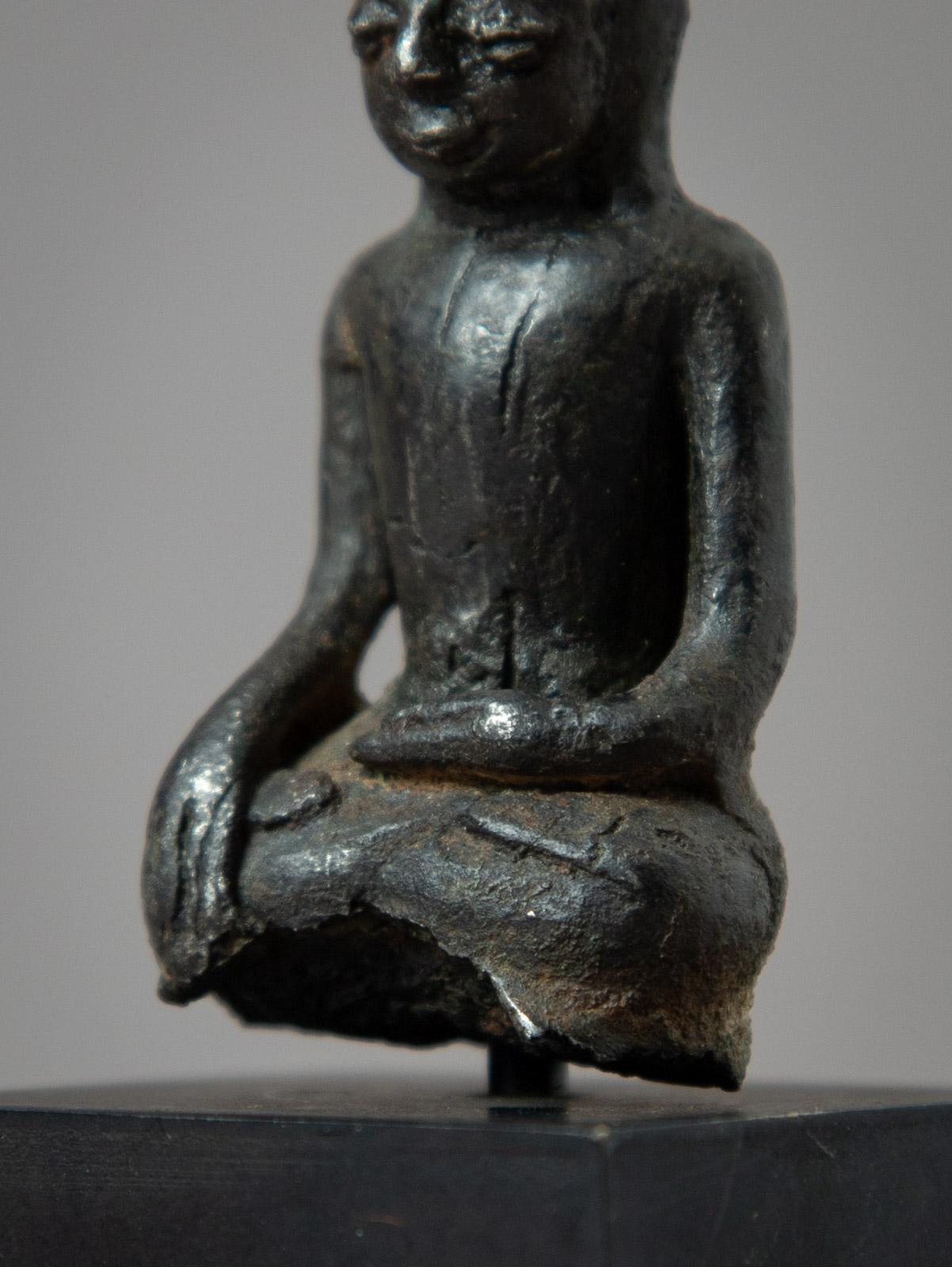 16-17th century Antique bronze Burmese Buddha statue - OriginalBuddhas 9