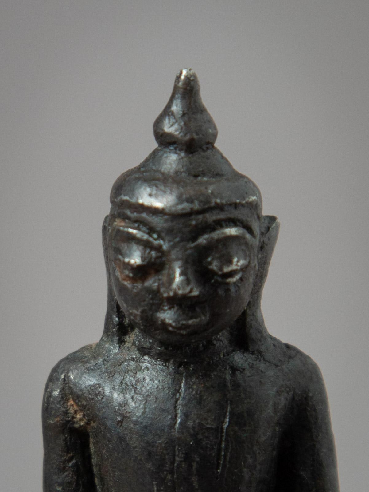 16-17th century Antique bronze Burmese Buddha statue - OriginalBuddhas 3