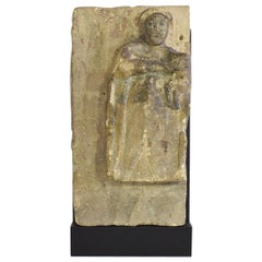 16/ 17th Century French Carved Stone Fragment of a Madonna with Child