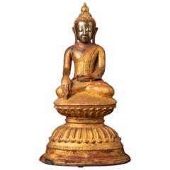 16-17th century Special antique Burmese Buddha statue