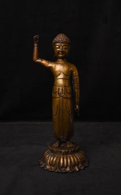 16/17ththC, Korean Baby Buddha Pointing to the Heaven and Earth, 5663