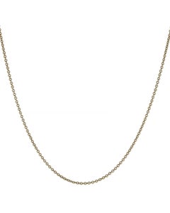 16"-18" Adjustable Foundations 14 Karat Yellow Gold Cable Chain
