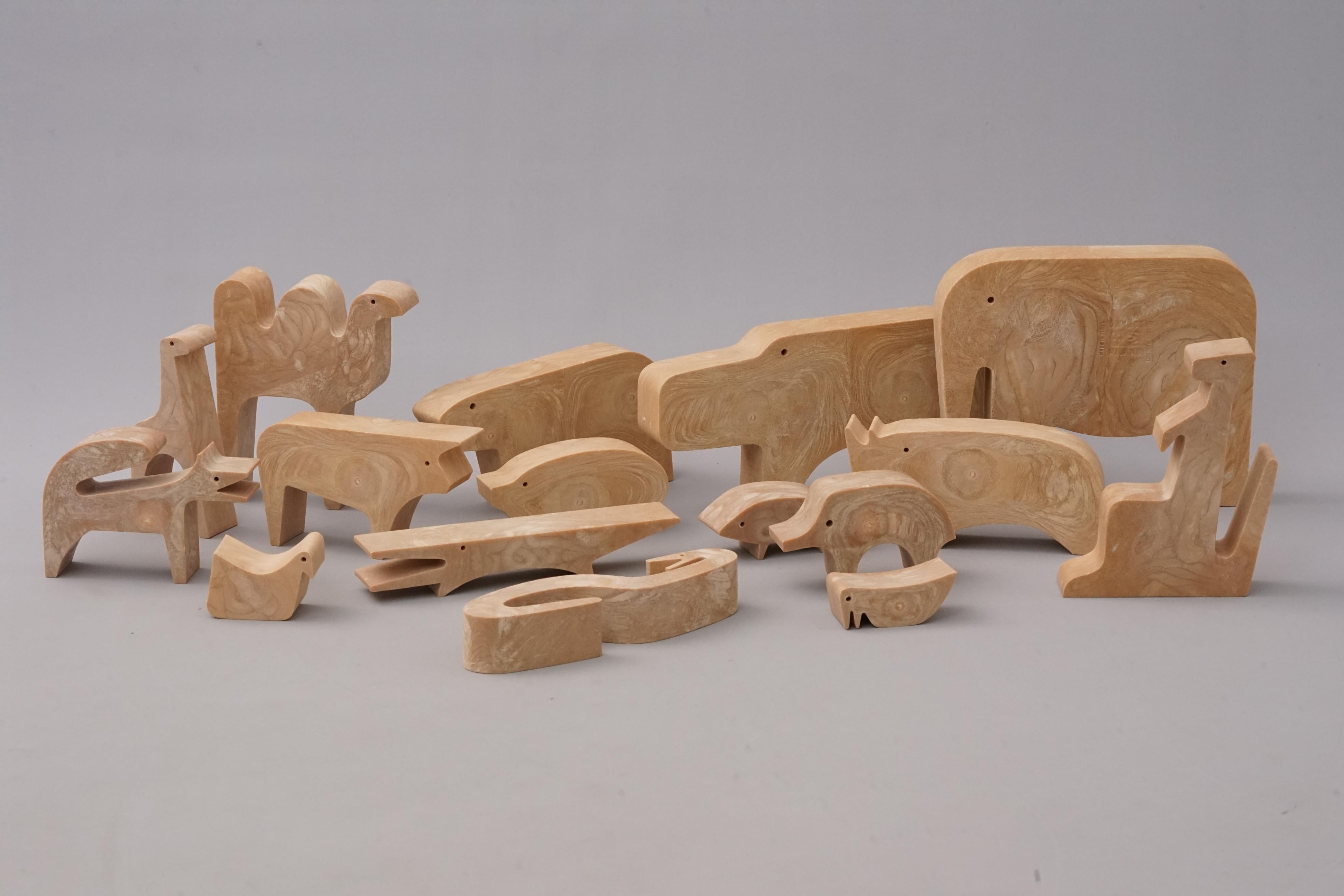 16 Animali  Puzzle vintage di Enzo Mari per Danese Milano, Italia in vendita 5