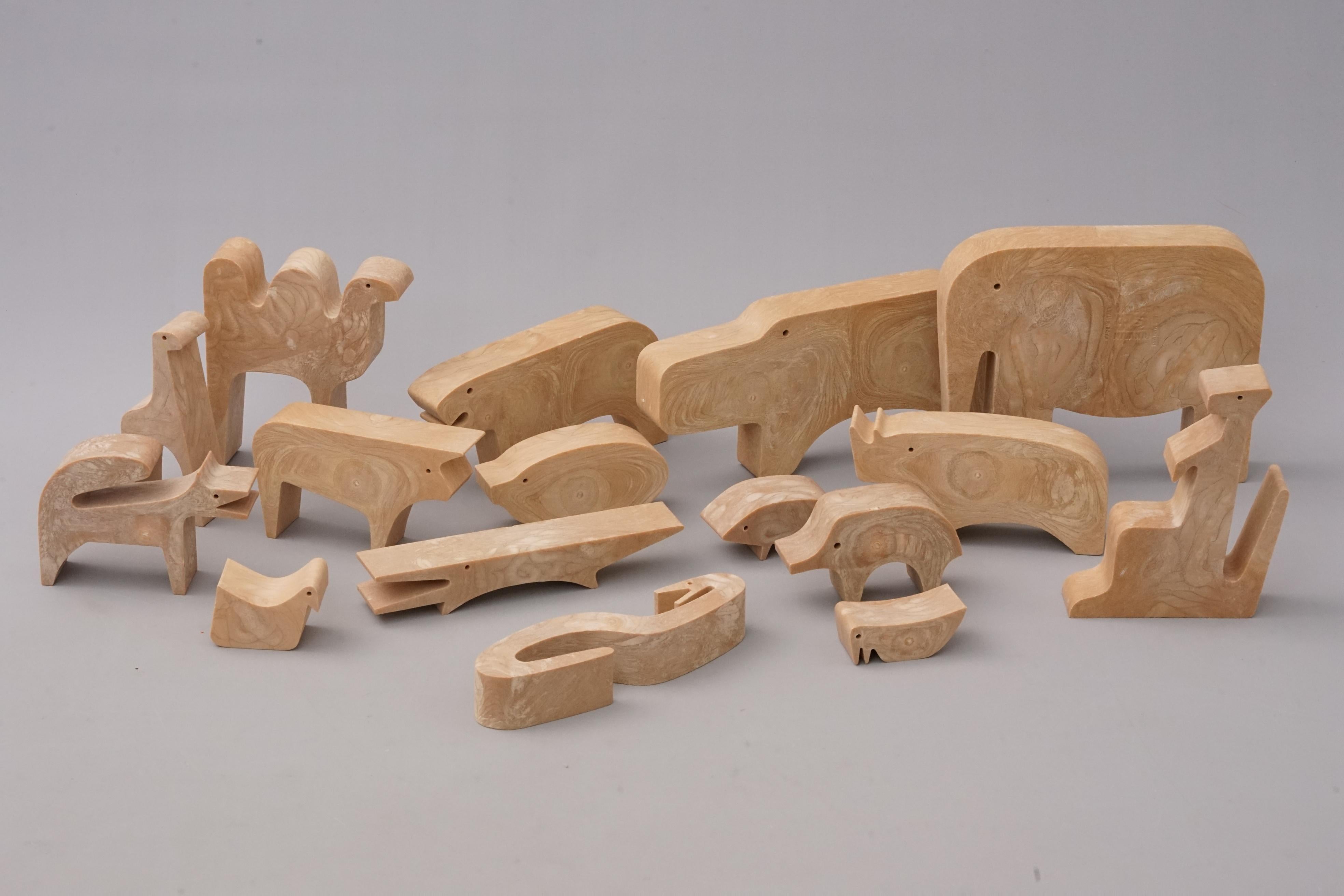16 Animali  Puzzle vintage di Enzo Mari per Danese Milano, Italia in vendita 6