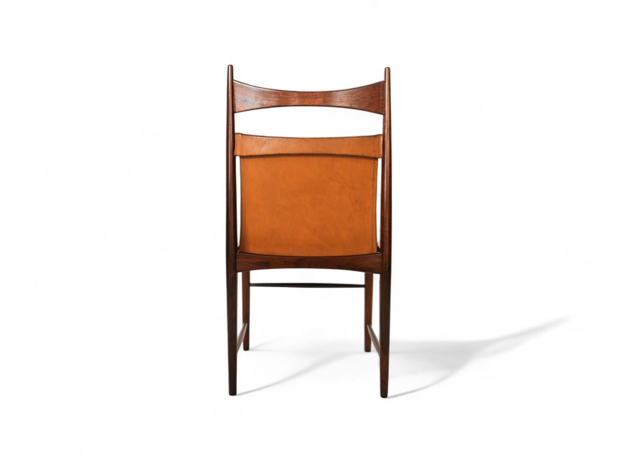 16 Brazilian Modern “Cantu Alta” Dining Chairs by Sergio Rodrigues, 1960s For Sale 8